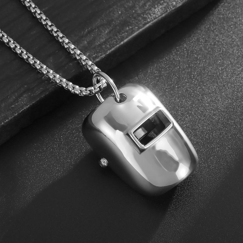 Pendente singolo in argento senza catena