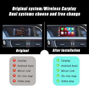 CZT-AUTO Không Dây Carplay Adapter Android Tự Động Nâng Cấp Cho Audi A5 2010-2016 2G Gương Liên Kết Đài Phát Thanh Rearcamera Chia Màn Hình - Product Image 3