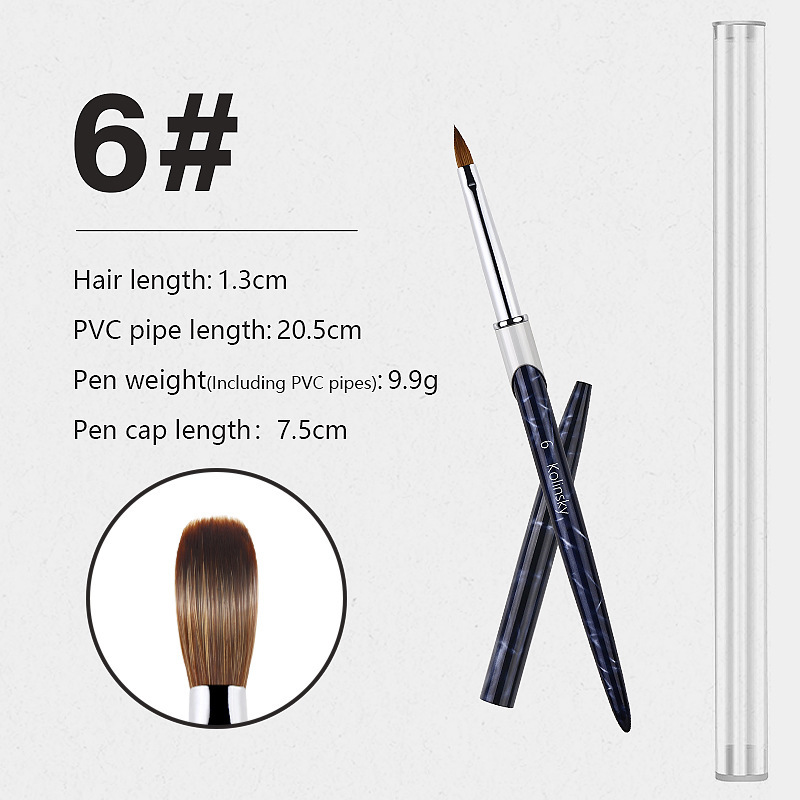 6#stylo cristal kolinsky