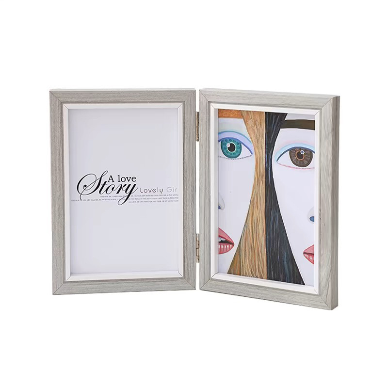 Grey-Seven Panel Frame