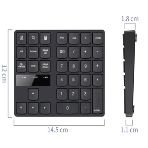 Numpad 2,4G USB Teclado numérico inalámbrico 35 teclas Carga Teclado digital Notebook Laptop Mini Numpad
