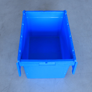 600*400*360 Mmヘビーデューティー食品グレードリサイクル流通スタックとネストプラスチック付属蓋容器 - Product Image 2