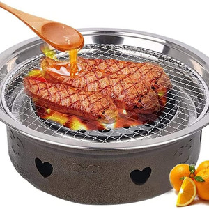 圆形铁丝烧烤炉铰链烹饪炉排，提供多种不同尺寸 - Product Image 2