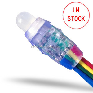 Пиксельная Светодиодная лампа WS2811 RGB 12 мм, круглый рассеянный светодиодный модуль с изменением цвета - Product Image 2