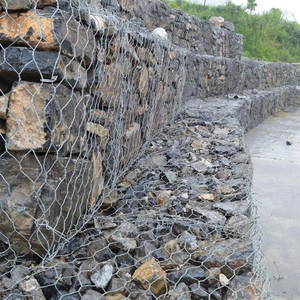 Prezzi della scatola del gabbione del cestino della maglia del gabbione esagonale del filo di ferro a basso tenore di carbonio pareti del gabbione della rete di protezione della caduta di roccia - Product Image 1