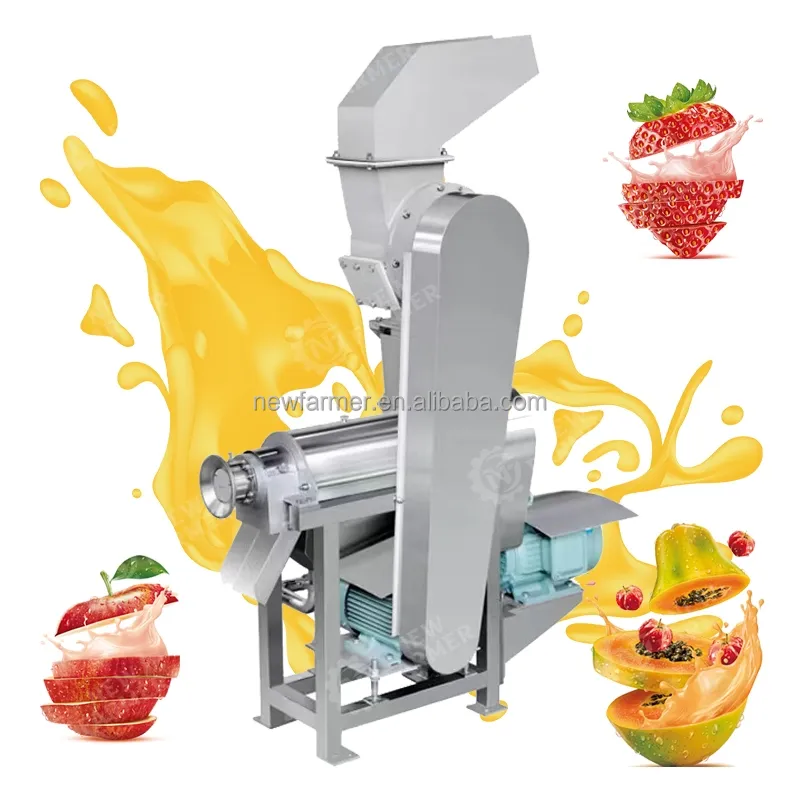 Industrial Spiral Type Fruit Juicer Crushed Machine Screw Vegetable Juicer Extractor Machine on Sale