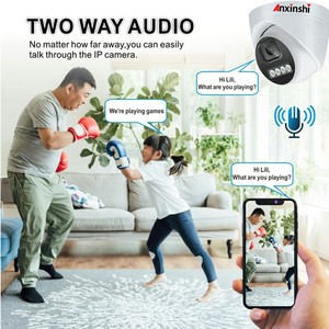 4MP HD 16CHカメラP66防水POEキットカメラ双方向音声およびビデオ録画カメラはP2Pをサポートします