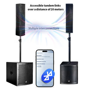 Sistem PA Suara Profesional Dengan Sound Bar dan <span class=keywords><strong>Speaker</strong></span> Kolom Subwoofer Aktif 12 inci <span class=keywords><strong>Speaker</strong></span> Aktif - Product Image 5