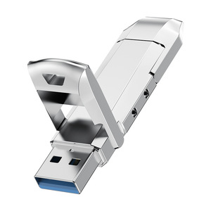 ソリッドステートタイプC携帯電話Uディスク新しいコンピューターデュアルインターフェイスデュアルパーパスUSB3.0メタルリムーバブルテラバイトフラッシュドライブ32GB 64G - Product Image 1