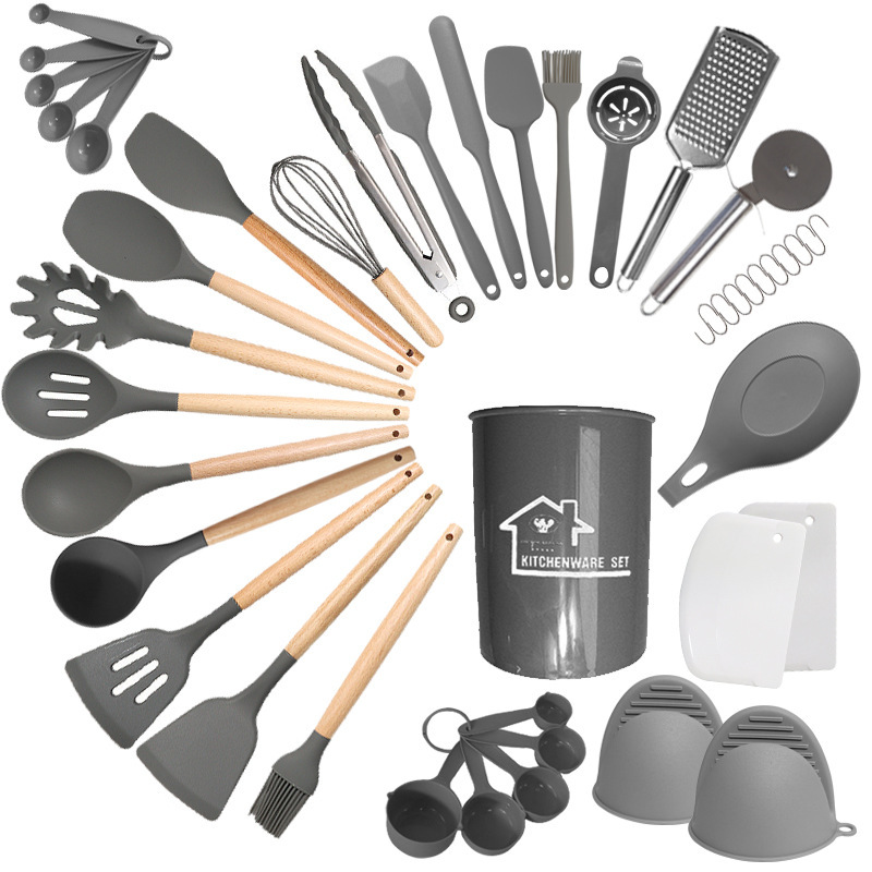 44 pièces gris foncé