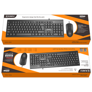 Teclado y ratón con cable USB para ordenador portátil o de escritorio, conjunto de teclado y ratón KAKU/KAKUSIGA populares, gran oferta - Product Image 6