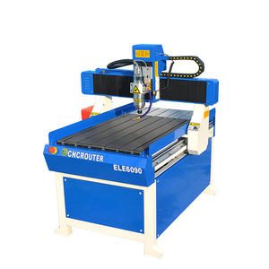Pequeña máquina enrutadora de fresado CNC de alto rendimiento 6090 máquina CNC con dispositivo rotativo - Product Image 1