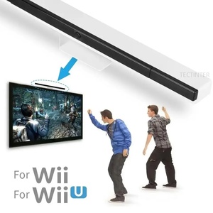 Evrensel kablosuz kızılötesi alıcı yedek parça plastik sensör Bar hareket sensörü Wiiu Wii oyun konsolu için tamir - Product Image 4