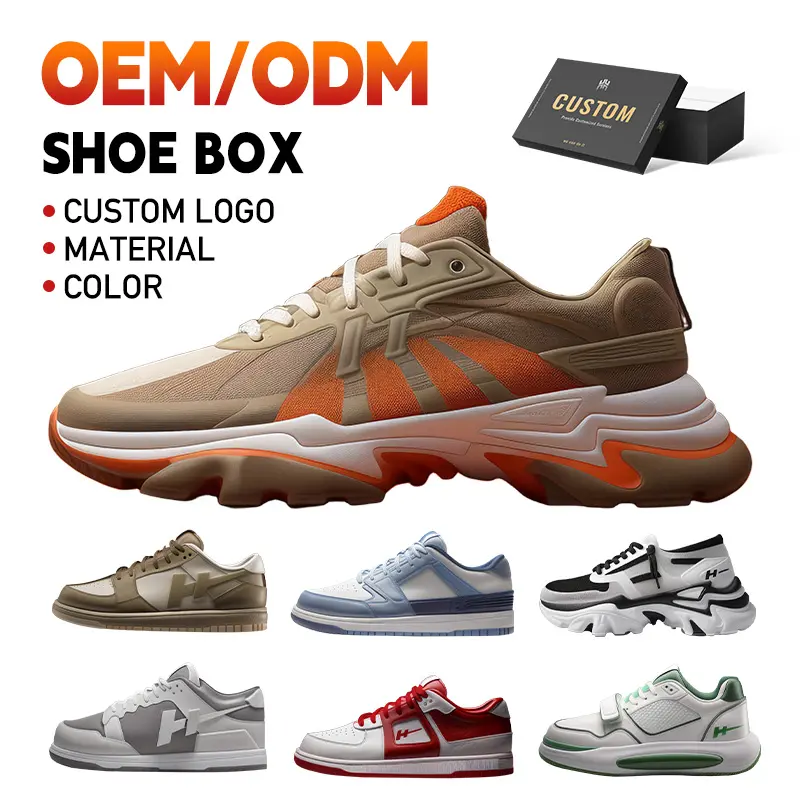 2023 scatole per scarpe personalizzate all'ingrosso con Logo e sacchetto per la polvere scarpe da palestra Logo personalizzato Sneakers Box Logo scarpe personalizzate atletiche