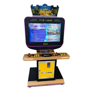 32 inç Lcd ekran sikke işletilen dövüş Arcade iki oyuncu dövüş oyunları donanım kutusu boks Fighter kral konsolu - Product Image 2