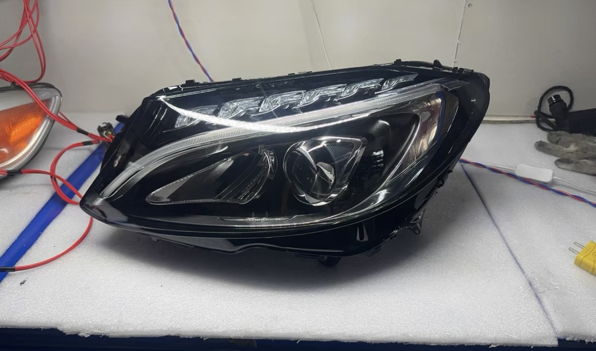 Used Original Headlight for Mercedes Benz C W205 C180 C200 C260