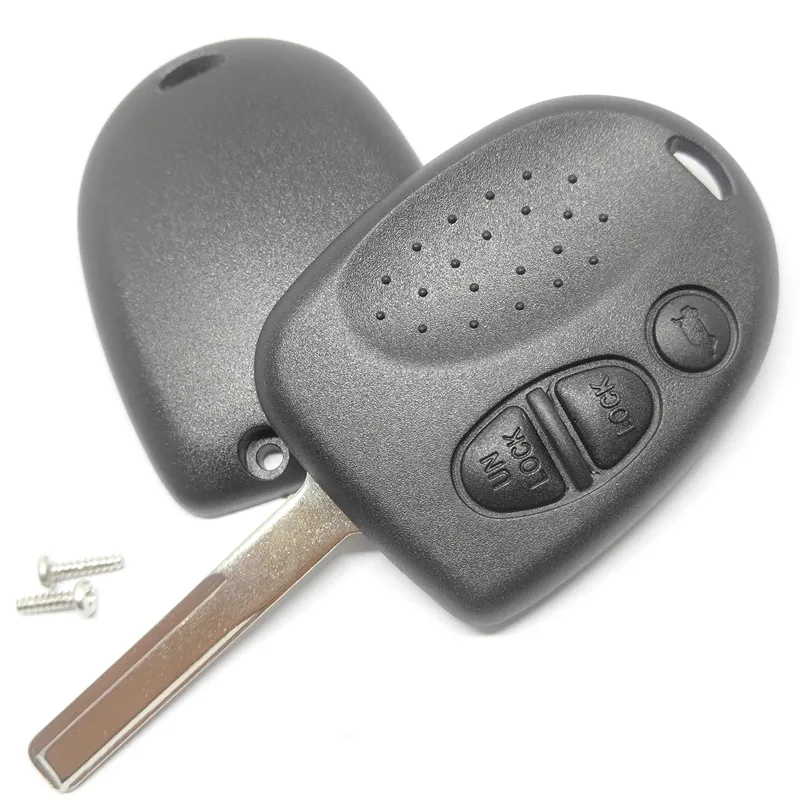 Topbest-Funda de mando a distancia para llave de coche, repuesto original para llave de auto c-hevrolet Holden caarroce con 3 botones, hoja HU43