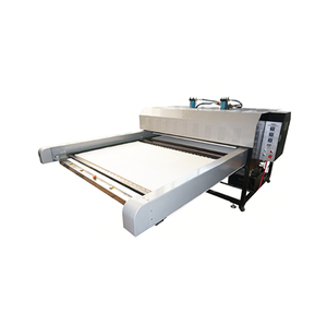 Otomatik boya süblimasyon baskı çift plakalı geniş formatlı ısı basın ısı Transfer makinesi - Product Image 1