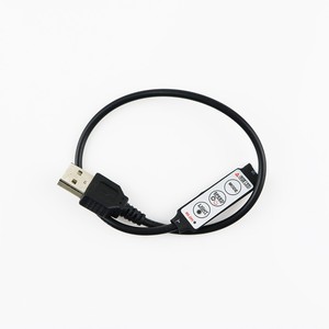 DC 5 В USB 3-кнопочный мини-контроллер, USB RGB Световой бар контроллер для регулировки цвета света