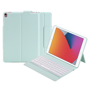适用于iPad 10.2的智能平板键盘外壳 \ "第7代第8代TPU软壳外壳，适用于Air 3 Pro 10.5英寸分裂键盘 - Product Image 2