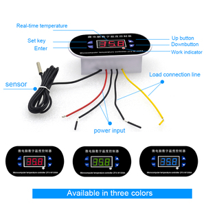 <strong>Digital</strong> <strong>Temperature</strong> <strong>Controller</strong> <strong>Temperature</strong> Adjustable Intelligent <strong>Digital</strong> Display Thermostat Thermostat ZFX-W1308A W1308 OEM,ODM - Product Image 3
