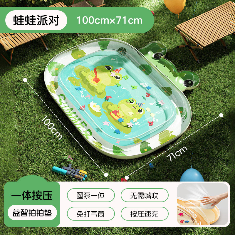 Tapis de tapotage carré 100 cm x 71 cm - Frog Party
