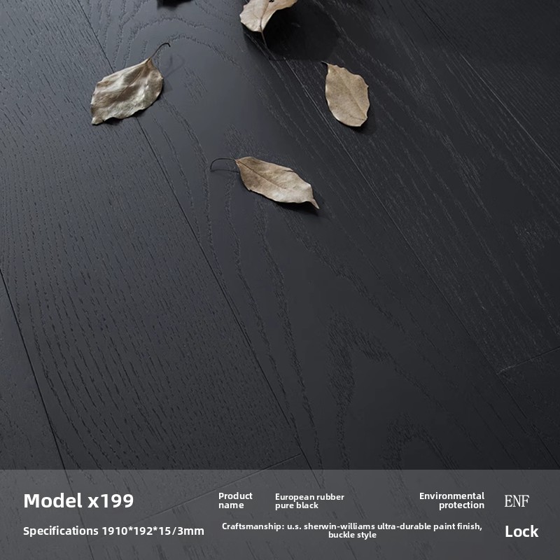 X199 European oak 3mm veneer lock floor heating ENF grade