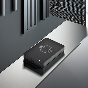 Lector de tarjetas de escritorio inteligente con interfaz USB para RFID sin contacto y material ABS de 13,56 MHz para tabletas - Product Image 6