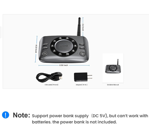 S600 Wireless <strong>Intercom</strong> <strong>System</strong> - <strong>Factory</strong> Direct Pricing, Multi-Channel Room to Room, for Business Home Use - Product Image 6