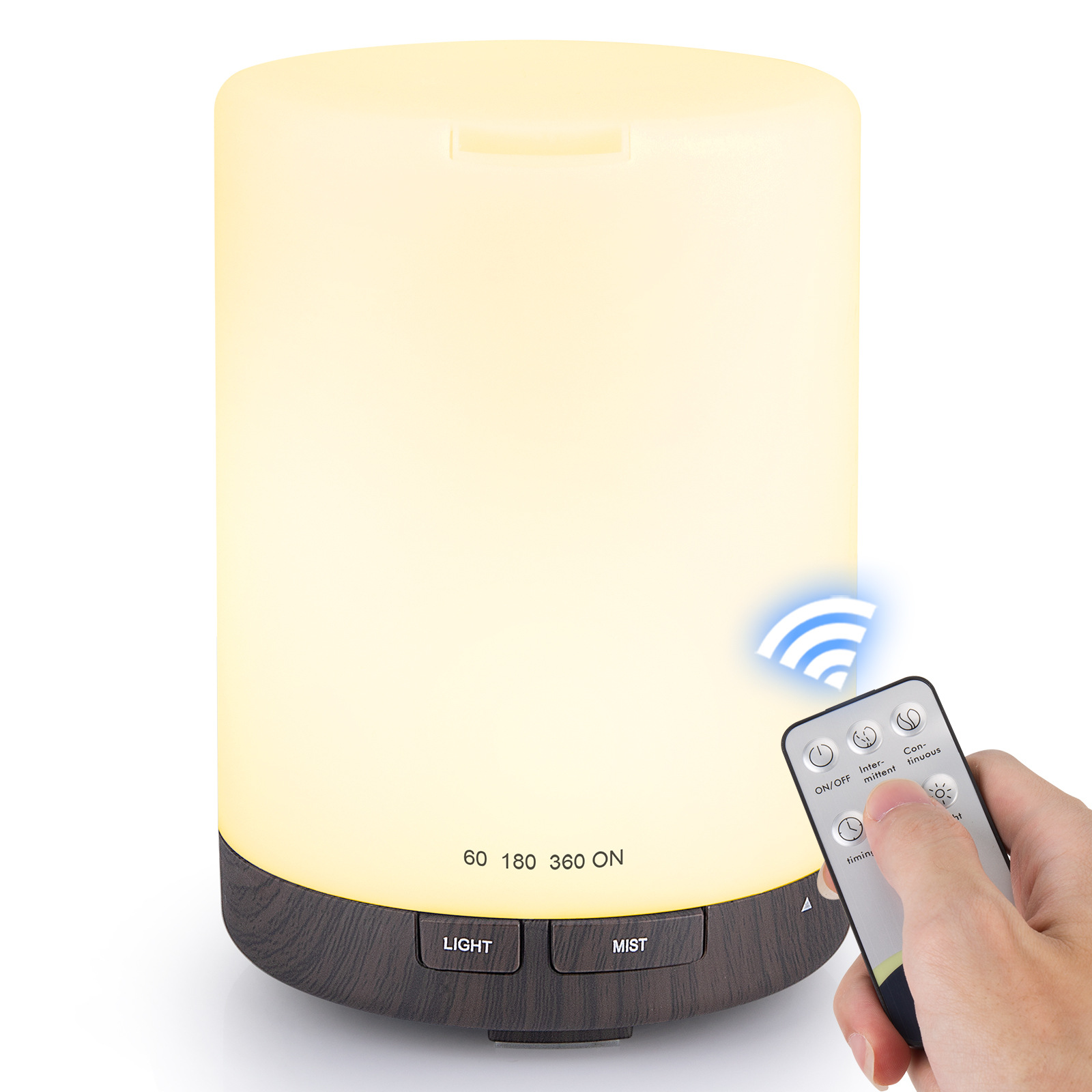 Control remoto de grano de madera profunda