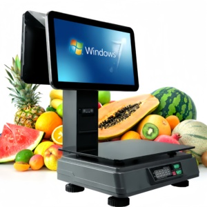 15,6 Windows Android Dual Screen Pos Systems All In One Touch Screen Pos System para supermercado restaurante al por menor - Product Image 4