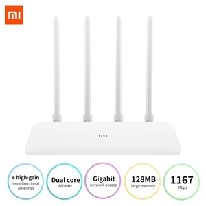 Xiaomi Mi WiFi 4A yönlendirici Gigabit edition 2.4GHz + 5GHz WiFi 16MB ROM + 128MB DDR3 yüksek kazanç 4 anten uygulaması kontrolü IPv6 - Product Image 2