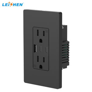 ETL ที่ระบุไว้ในมาตรฐาน PD 36W 2 * ประเภท-C และพลังงาน USB-A โดยตรง15แอมป์เต้ารับเต้าเสียบ USB ผนังสำหรับ ipone/ipadamsung/lg/htc - Product Image 6