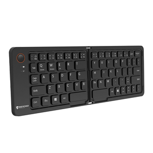 Teclado plegable OEM KEYCEO, pequeño teclado numérico de oficina, BT, portátil, soporte para tres sistemas, carga tipo C - Product Image 1