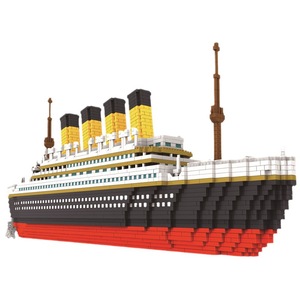 9913 Movie Series Mini khối Titanic tàu moc xây dựng gạch Bộ đồ chơi giáo dục Quà Tặng 3800pcs thuyền tương thích leginglys - Product Image 5