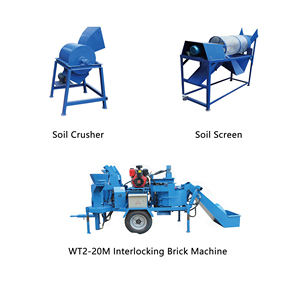 手動ディーゼル粘土土壌連動レンガブロック製造機赤レンガ粘土2穴ブロック機械 - Product Image 4