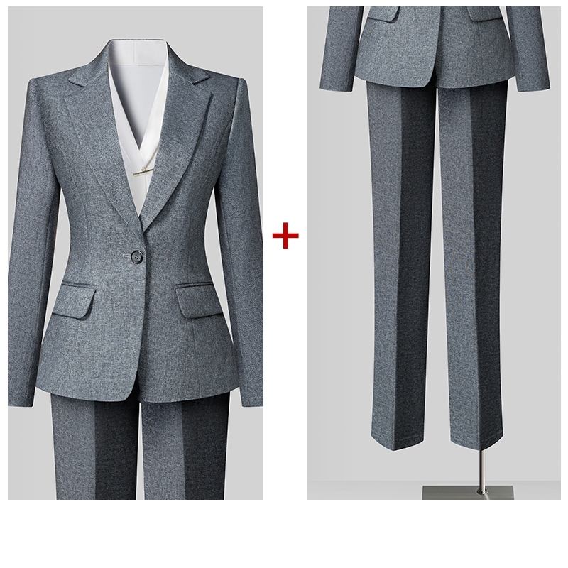 Gris (costume + pantalon droit)