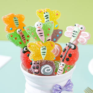 Il fumetto halal all'ingrosso fa a mano la caramella morbida della serie di lecca-lecca <span class=keywords><strong>marshmallow</strong></span> - Product Image 3