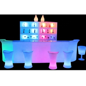 Resepsiyon bankosu parti <span class=keywords><strong>Led</strong></span> çubuk masa <span class=keywords><strong>Led</strong></span> parti kiralama mobilya plastik lityum şarj edilebilir Bar masa - Product Image 5