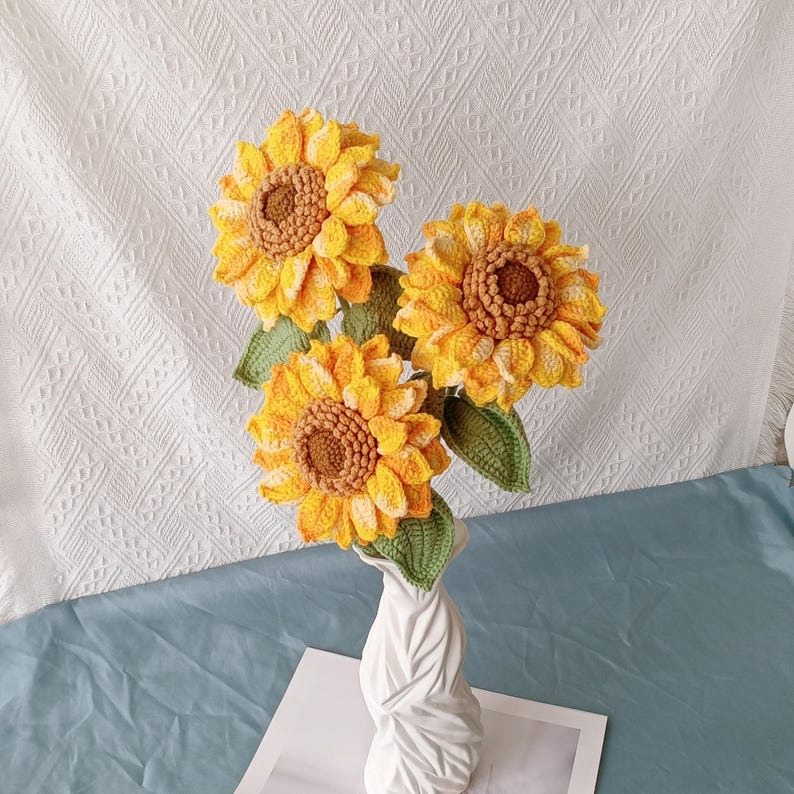 ดอกทานตะวันย้อมสีปลอม