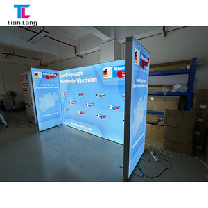 批发快速设置10x20ft英尺弹出式背光背景SEG贸易展览展示架展览设备广告灯箱 - Product Image 3