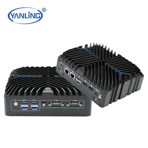 Mini Pc sin ventilador I7 de gama alta, soporte de computadora integrado, sistema Barebone 4K, Mini Pc de pantalla dual - Product Image 2