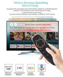 Air <strong>Mouse</strong> G10S G10BTS G10Spro G10pro BTS 2.4G Wireless <strong>Mouse</strong> <strong>Keyboard</strong> Gyro Voice Remote Control <strong>Use</strong> for <strong>Android</strong> TV Box - Product Image 4