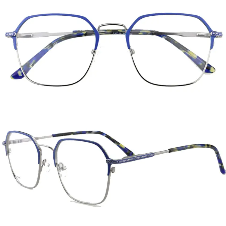 Metal eyeglasses modern optical frames Good Quality Men/Women Stylish Metal China Optical Frame