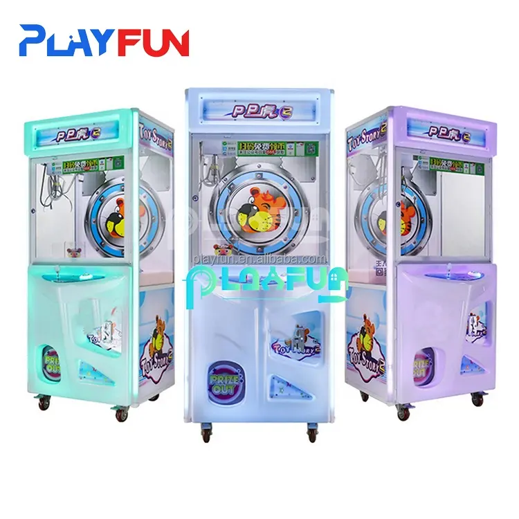 PlayFun Parque Deportivo con Monedas, Juguetes de Garra, Juguete de Peluche, Grúa, Arcade, Atrapar Tigre, Pp 2 Toy Story 2, Máquinas de Juego