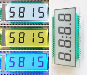 Benutzer definierte 12-stellige LCD-Anzeige für Ölstation OEM-Kraftstoffsp ender platine 4-stelliges 7-Segment-Flüssigkeitsdisplay LCD-Glas - Product Image 6