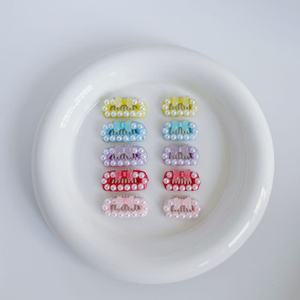 थोक कुत्ते के बाल धनुष bb हेयरपिन लक्जरी मिल्ती-शैली पालतू कुत्ते - Product Image 6