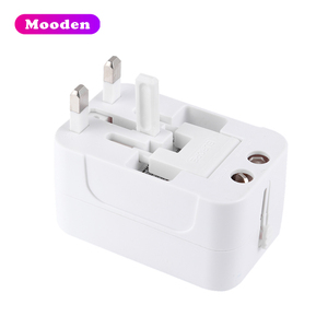 L Universal-Reise-Multifunktions-Stromadapter Mehrsteckschlüssel-Reise-Steckeradapter doppelter USB-Mehrsteckschlüssel EU AU US EU Steckerkonverter - Product Image 5