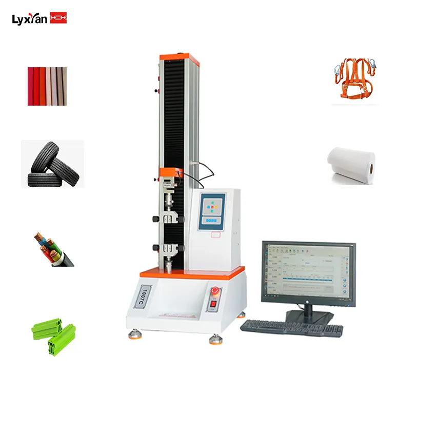 100kn Geautomatiseerde Elektromechanische Geotextiel Textiel Scheursterkte Testapparatuur Trektestmachine
