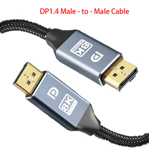 DP 1,4 Versión 8K Cable de monitor de computadora de cine en casa de alta definición DisplayPort macho a macho con conductor de cobre - Product Image 6